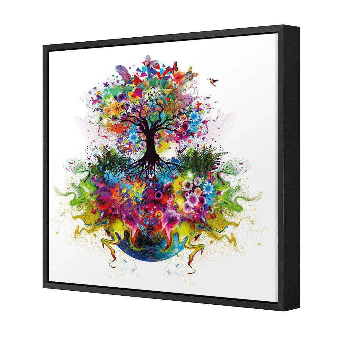 Flower Power Canvas Art Flower Power Canvas Art -WALL ART DESGIN SALE flower power canvas art 30x30cm black frame 165459