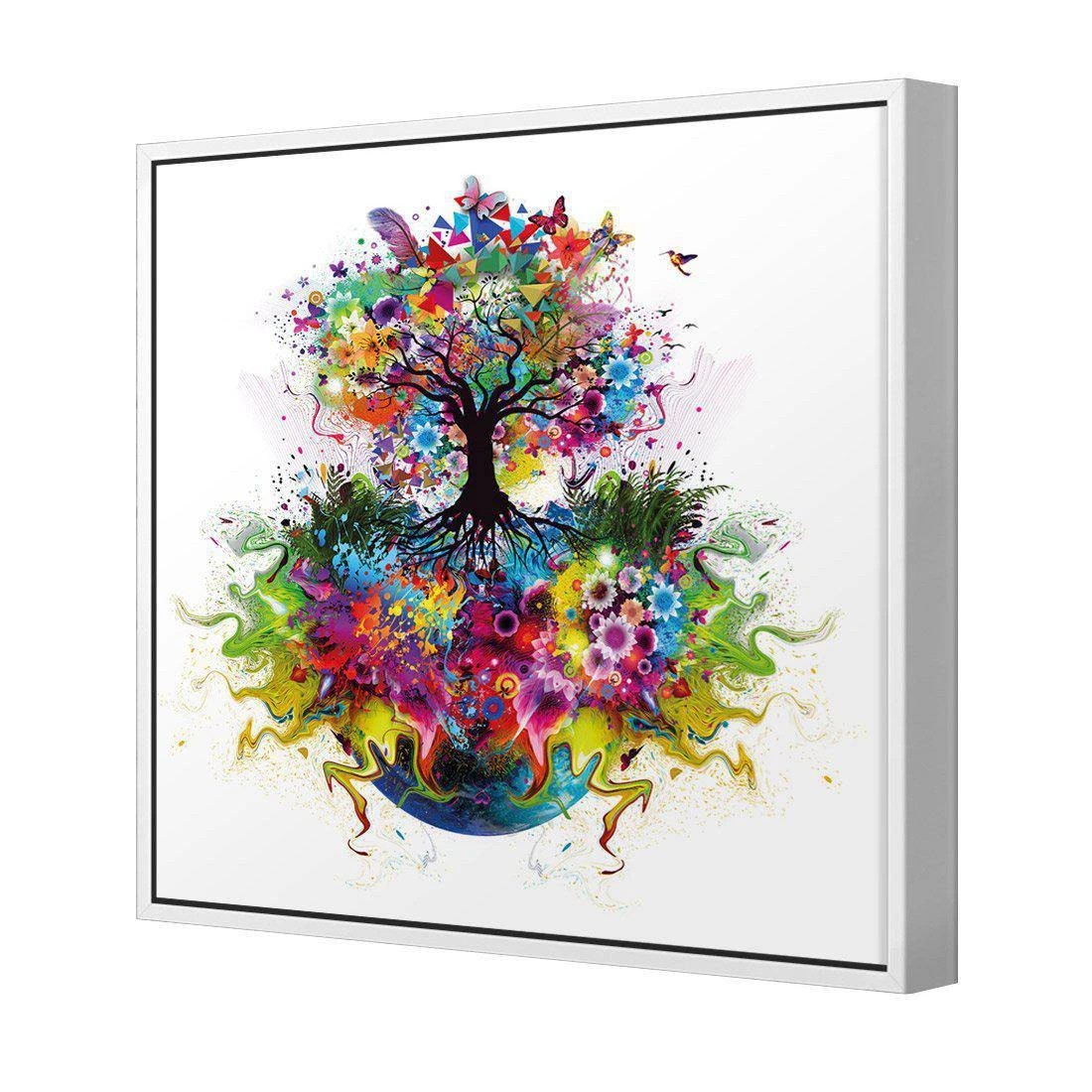 Flower Power Canvas Art Flower Power Canvas Art -WALL ART DESGIN SALE flower power canvas art 30x30cm white frame 451974