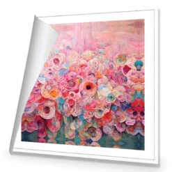 Flower Rain -WALL ART DESGIN SALE flower rain canvas rolled canvas 37x37cm 566098