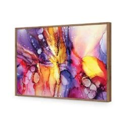Fluid Veil -WALL ART DESGIN SALE fluid veil acrylic glass no border natural frame 45x30cm 258542