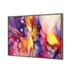 Fluid Veil -WALL ART DESGIN SALE fluid veil canvas natural floating frame 45x30cm 627545