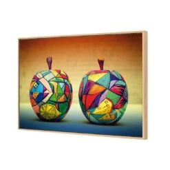 Forbidden Fruit Canvas Art -WALL ART DESGIN SALE forbidden fruit canvas art 45x30cm oak frame 117874