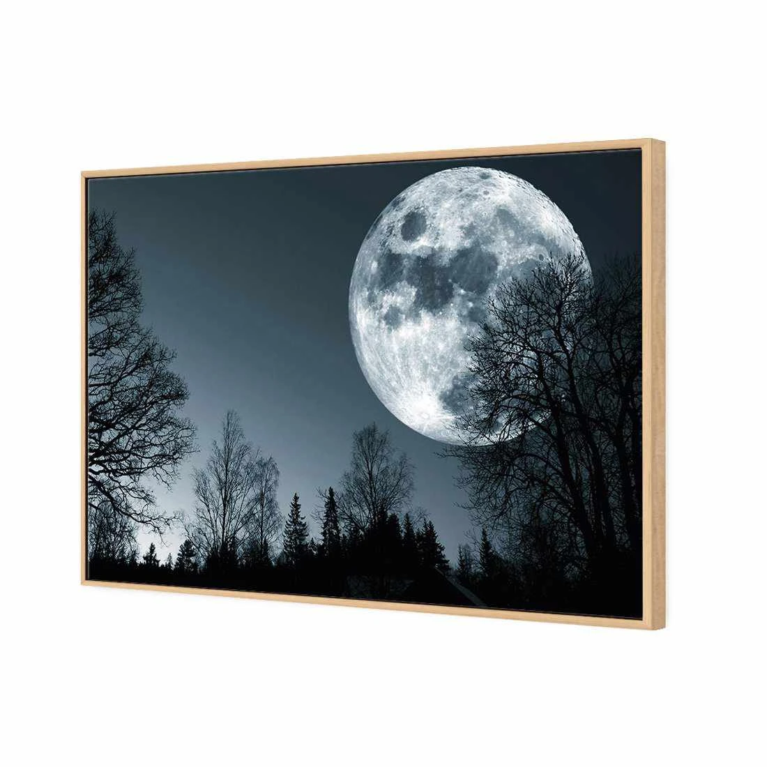 Forest Moon Canvas Art Forest Moon Canvas Art -WALL ART DESGIN SALE forest moon canvas art 45x30cm oak frame 358531