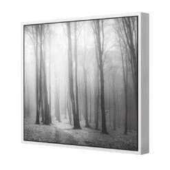 Forest Of Fire, Black And White (square) -WALL ART DESGIN SALE forest of fire black and white square canvas stretched canvas 37x37cm 312543