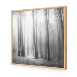 Forest Of Fire, Black And White (square) -WALL ART DESGIN SALE forest of fire black and white square canvas stretched canvas 37x37cm 389452