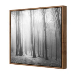 Forest Of Fire, Black And White (square) -WALL ART DESGIN SALE forest of fire black and white square canvas stretched canvas 37x37cm 747475