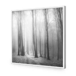 Forest Of Fire, Black And White (square) -WALL ART DESGIN SALE forest of fire black and white square canvas stretched canvas 37x37cm 885676