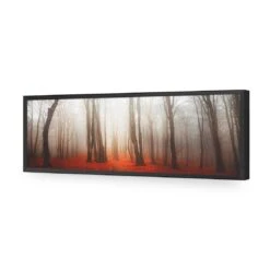 Forest Of Fire (long) 15 Forest Of Fire (long) -WALL ART DESGIN SALE forest of fire long acrylic glass no border black frame 90x30cm 897684