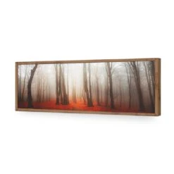 Forest Of Fire (long) 18 Forest Of Fire (long) -WALL ART DESGIN SALE forest of fire long acrylic glass no border natural frame 90x30cm 769295