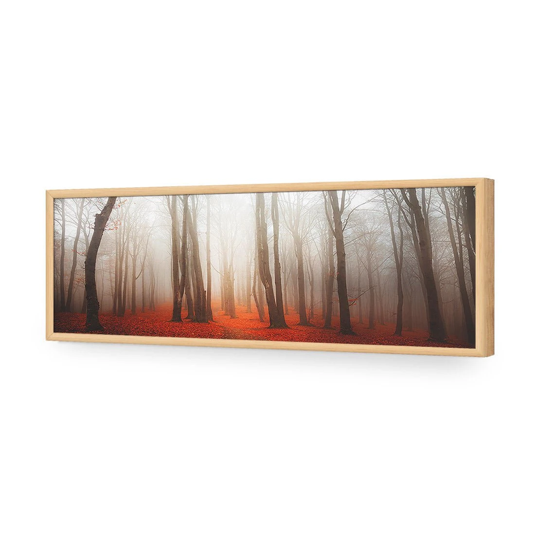 Forest of Fire (long) Forest Of Fire (long) -WALL ART DESGIN SALE forest of fire long acrylic glass no border oak frame 90x30cm 225716