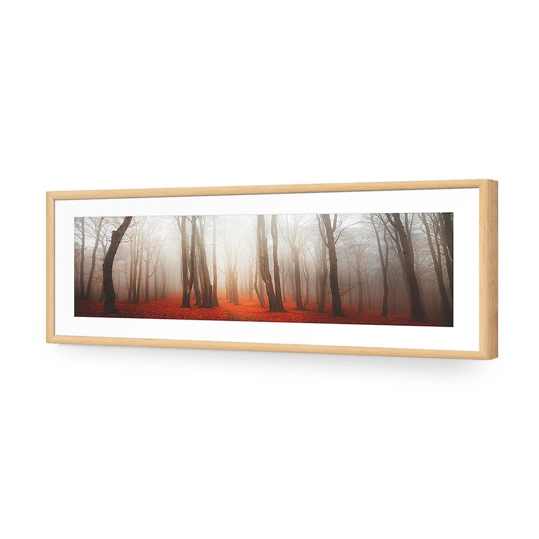 Forest of Fire (long) Forest Of Fire (long) -WALL ART DESGIN SALE forest of fire long acrylic glass with border oak frame 90x30cm 172293