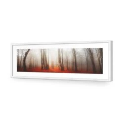 Forest Of Fire (long) 11 Forest Of Fire (long) -WALL ART DESGIN SALE forest of fire long acrylic glass with border white frame 90x30cm 104895