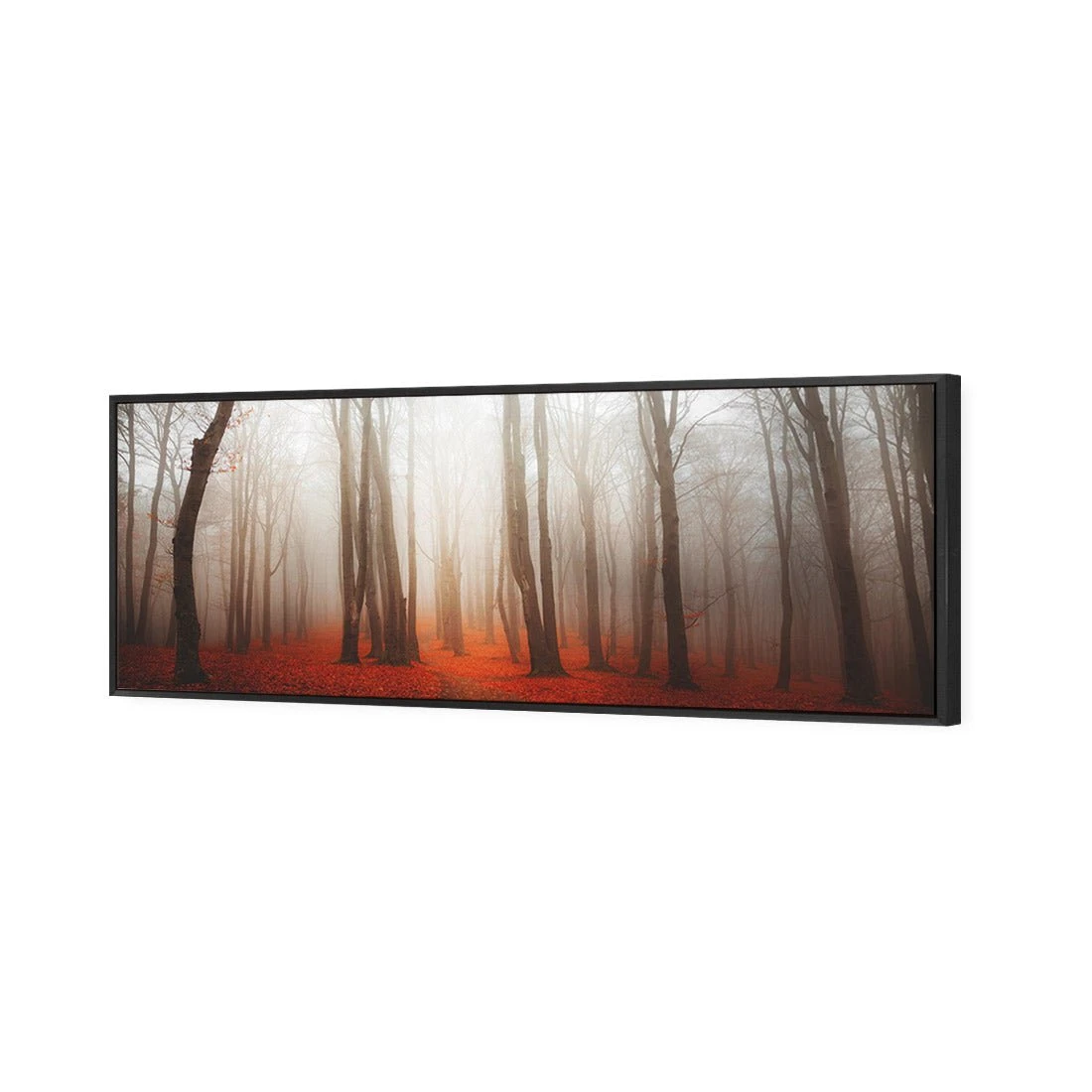 Forest of Fire (long) Forest Of Fire (long) -WALL ART DESGIN SALE forest of fire long canvas black floating frame 60x20cm 983677