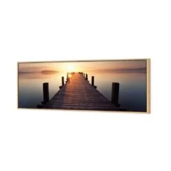 Forever And A Day (long) 6 Forever And A Day (long) -WALL ART DESGIN SALE forever and a day long canvas oak floating frame 60x20cm 132824