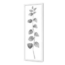 Fragrant Herb 1, Black And White (Long) -WALL ART DESGIN SALE fragrant herb 1 black and white long acrylic glass no border white frame 90x30cm 656762