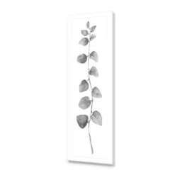 Fragrant Herb 1, Black And White (Long) -WALL ART DESGIN SALE fragrant herb 1 black and white long acrylic glass with border no frame 90x30cm 544920