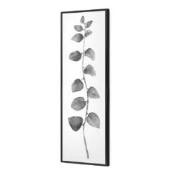 Fragrant Herb 1, Black And White (Long) -WALL ART DESGIN SALE fragrant herb 1 black and white long canvas black floating frame 60x20cm 426620