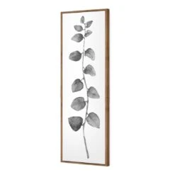 Fragrant Herb 1, Black And White (Long) -WALL ART DESGIN SALE fragrant herb 1 black and white long canvas natural floating frame 60x20cm 766955
