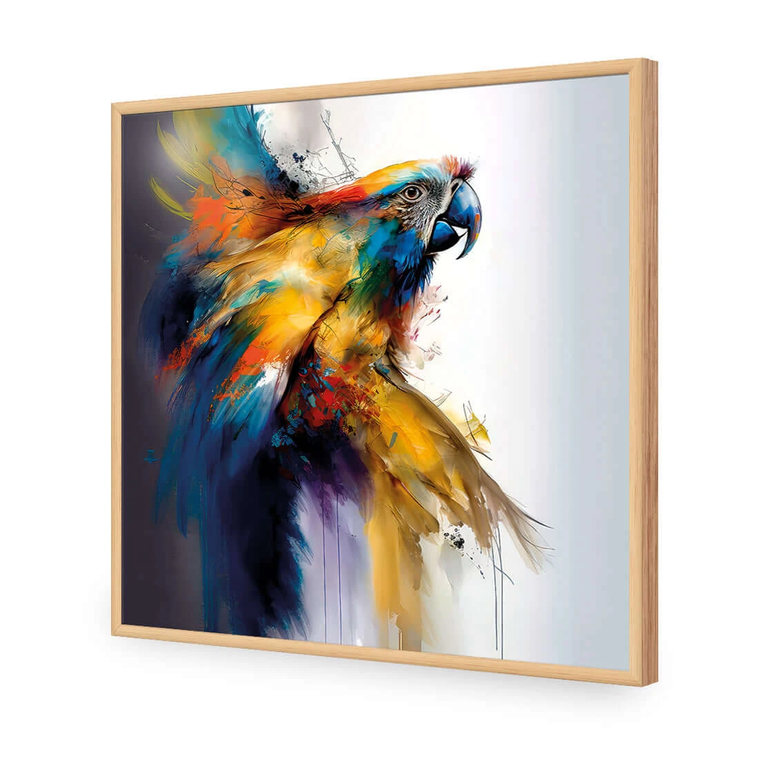 Free Spirit Free Spirit -WALL ART DESGIN SALE free spirit acrylic glass no border oak frame 37x37cm 882312