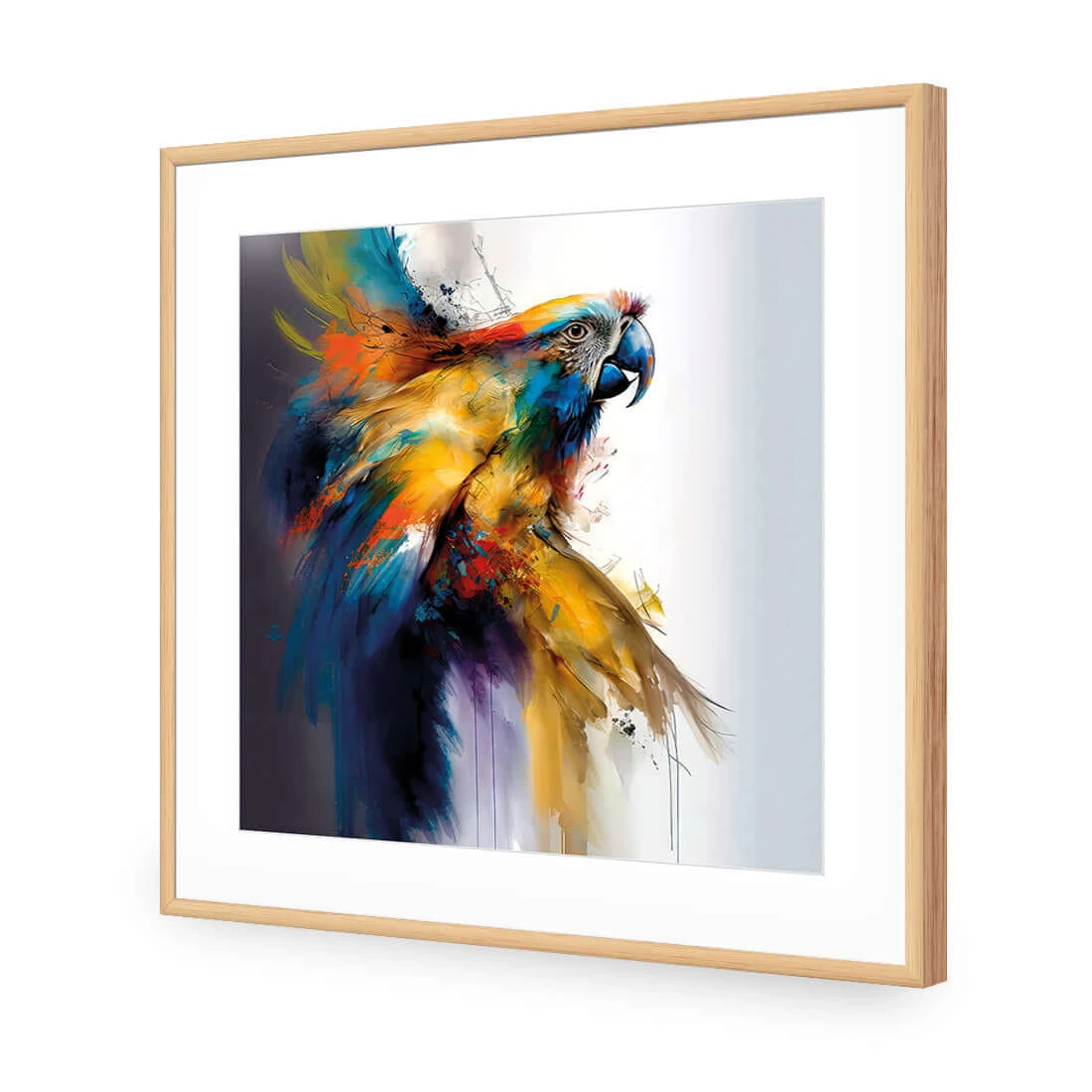 Free Spirit Free Spirit -WALL ART DESGIN SALE free spirit acrylic glass with border oak frame 37x37cm 644537