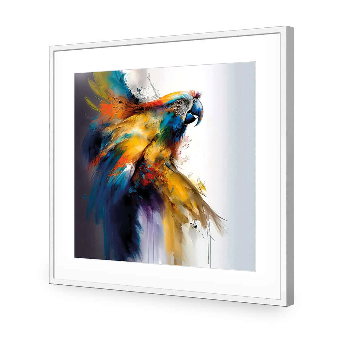 Free Spirit Free Spirit -WALL ART DESGIN SALE free spirit acrylic glass with border white frame 37x37cm 990928