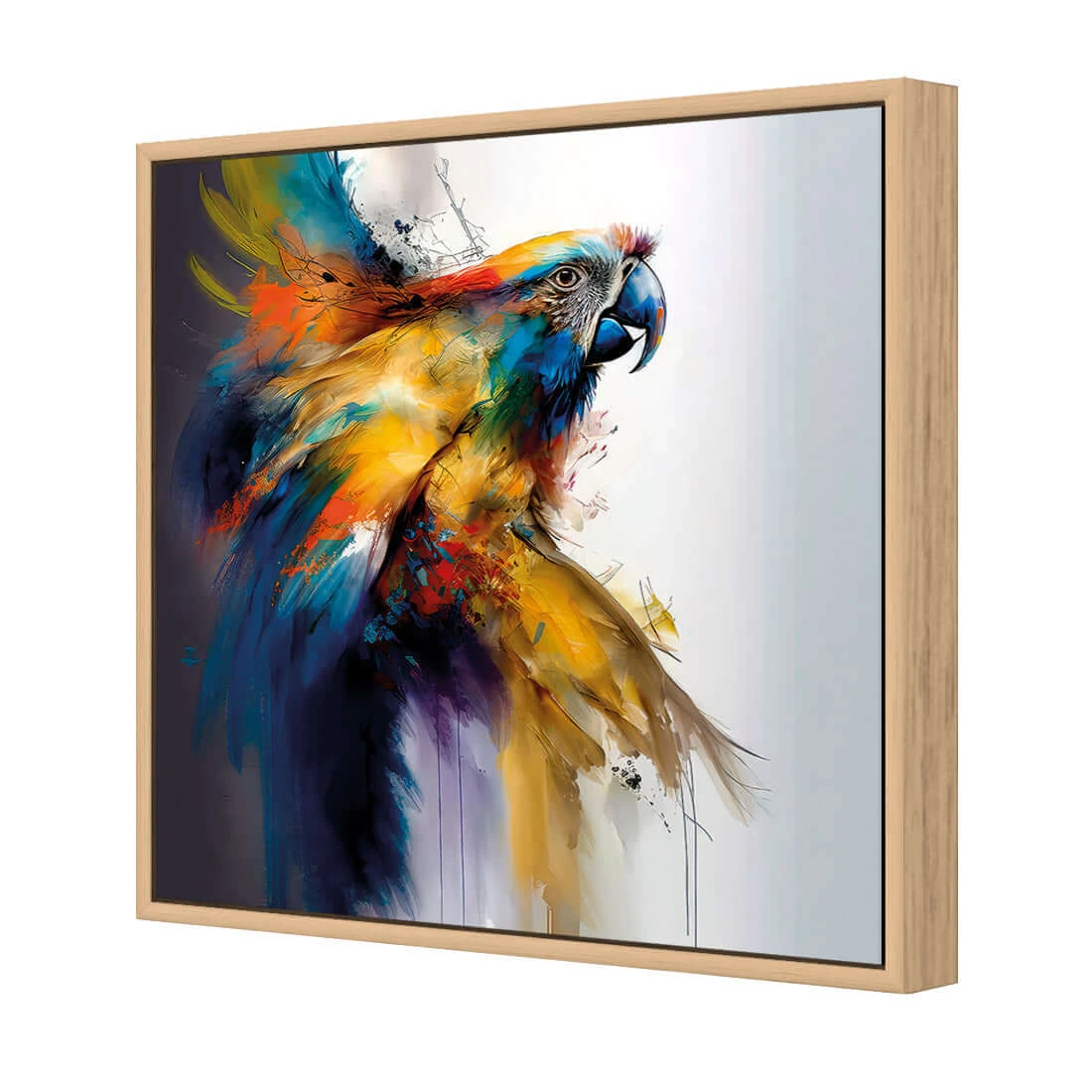 Free Spirit Free Spirit -WALL ART DESGIN SALE free spirit canvas oak floating frame 37x37cm 306065