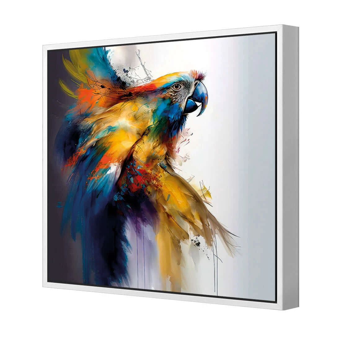 Free Spirit Free Spirit -WALL ART DESGIN SALE free spirit canvas white floating frame 37x37cm 789622