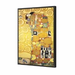 Fulfillment By Gustav Klimt Canvas Art -WALL ART DESGIN SALE fulfillment by gustav klimt canvas art 45x30cm black frame 308723