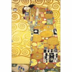 Fulfillment By Gustav Klimt Canvas Art
