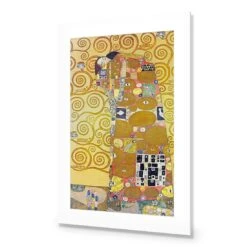 Fulfillment, Stoclet Frieze By Gustav Klimt -WALL ART DESGIN SALE fulfillment stoclet frieze by gustav klimt acrylic glass with border no frame 45x30cm 587476