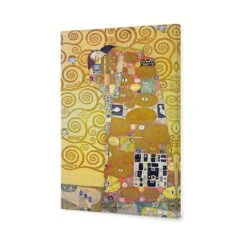 Fulfillment, Stoclet Frieze By Gustav Klimt -WALL ART DESGIN SALE fulfillment stoclet frieze by gustav klimt canvas stretched canvas 45x30cm 884330