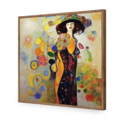 Full Bloom -WALL ART DESGIN SALE full bloom acrylic glass no border natural frame 37x37cm 178775