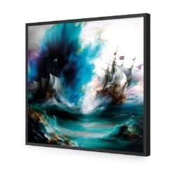 Ghost Ship III 15 Ghost Ship III -WALL ART DESGIN SALE ghost ship iii acrylic glass no border black frame 37x37cm 759835