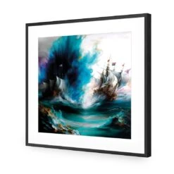 Ghost Ship III 10 Ghost Ship III -WALL ART DESGIN SALE ghost ship iii acrylic glass with border black frame 37x37cm 208458