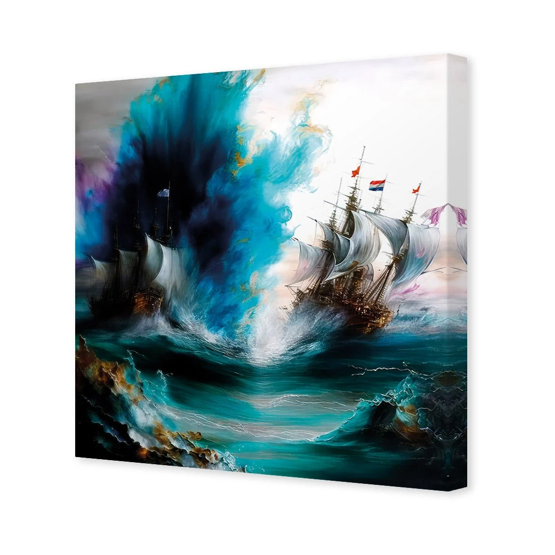 Ghost Ship III Ghost Ship III -WALL ART DESGIN SALE ghost ship iii canvas stretched canvas 37x37cm 315115