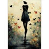 Girl With Butterflies I 1 Girl With Butterflies I -WALL ART DESGIN SALE girl with butterflies i canvas stretched canvas 45x30cm 841625