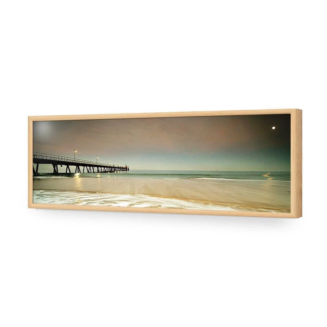 Glenelg Beach (Long) Glenelg Beach (Long) -WALL ART DESGIN SALE glenelg beach long acrylic glass no border oak frame 90x30cm 789350