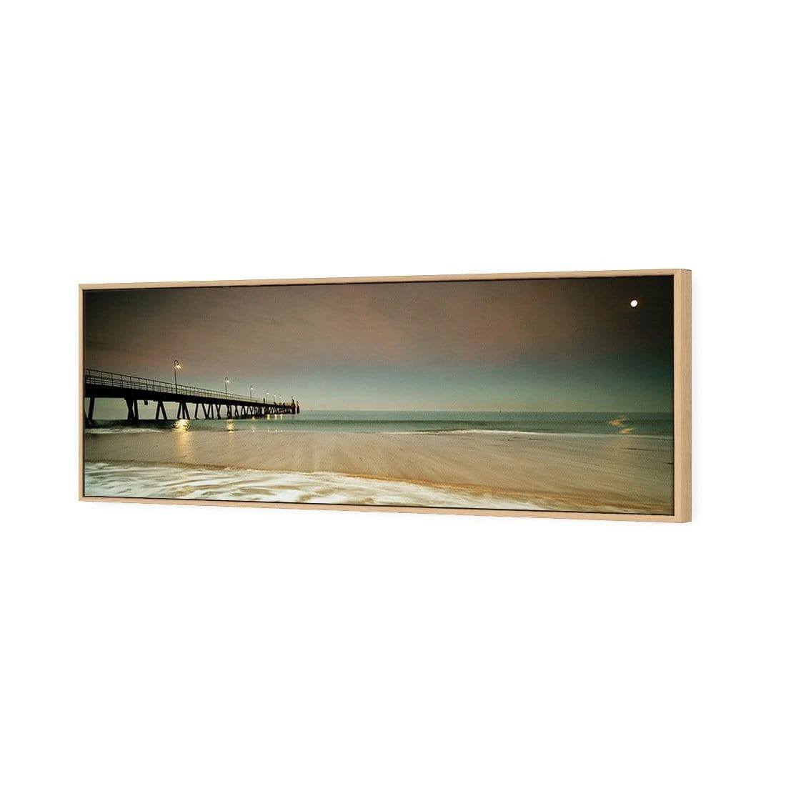 Glenelg Beach (Long) Glenelg Beach (Long) -WALL ART DESGIN SALE glenelg beach long canvas oak frame 60x20cm 685465