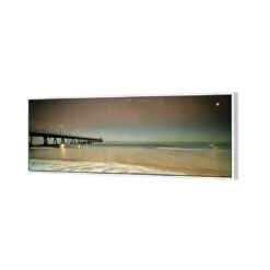 Glenelg Beach (Long) 5 Glenelg Beach (Long) -WALL ART DESGIN SALE glenelg beach long canvas white frame 60x20cm 613314