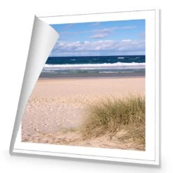 Gold Coast Beach (square) -WALL ART DESGIN SALE gold coast beach square canvas rolled canvas 37x37cm 235995