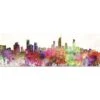 Gold Coast Skyline Watercolour Canvas Art 1 Gold Coast Skyline Watercolour Canvas Art -WALL ART DESGIN SALE gold coast skyline watercolour canvas art 60x20cm no frame 960028