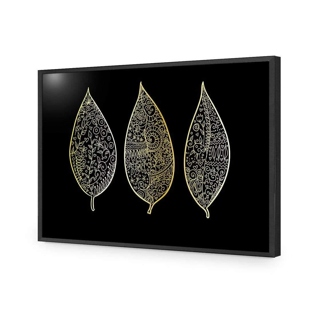 Golden Filigree Golden Filigree -WALL ART DESGIN SALE golden filigree acrylic glass no border black frame 45x30cm 390029