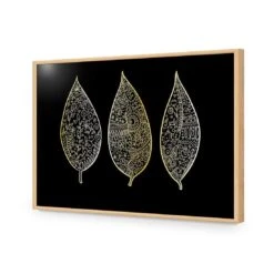 Golden Filigree 17 Golden Filigree -WALL ART DESGIN SALE golden filigree acrylic glass no border oak frame 45x30cm 619403