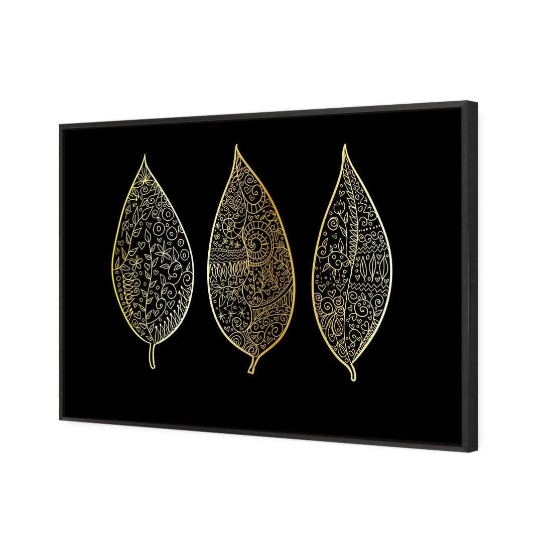 Golden Filigree Golden Filigree -WALL ART DESGIN SALE golden filigree canvas black floating frame 45x30cm 497607