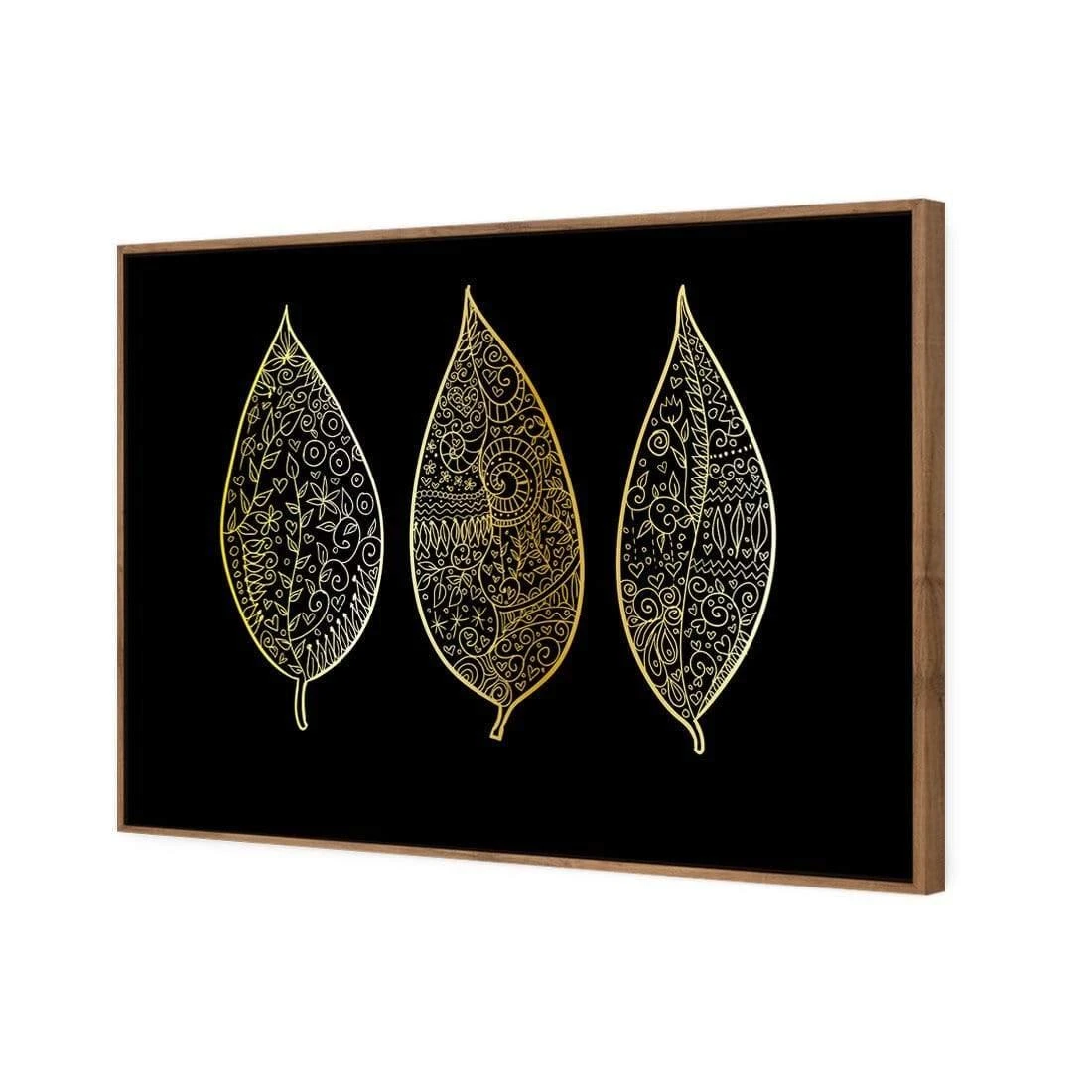 Golden Filigree Golden Filigree -WALL ART DESGIN SALE golden filigree canvas natural floating frame 45x30cm 634758