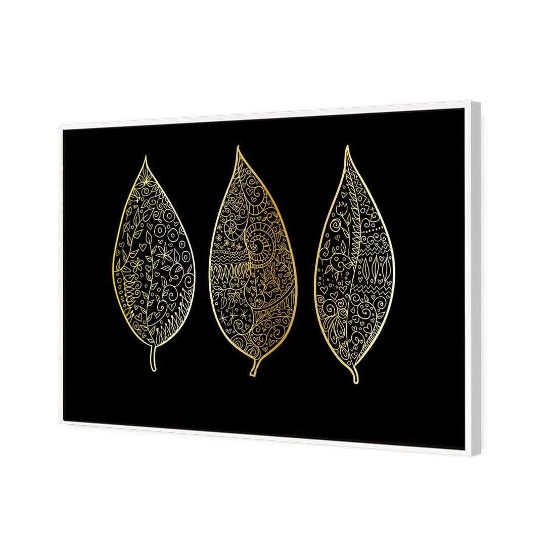 Golden Filigree Golden Filigree -WALL ART DESGIN SALE golden filigree canvas white floating frame 45x30cm 410815
