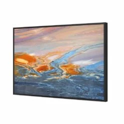 Golden Tint Canvas Art -WALL ART DESGIN SALE golden tint canvas art 45x30cm black frame 506159