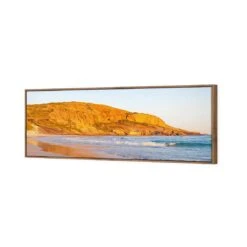 Golden West Beach Esperance (Long) 5 Golden West Beach Esperance (Long) -WALL ART DESGIN SALE golden west beach esperance long canvas natural floating frame 60x20cm 557648