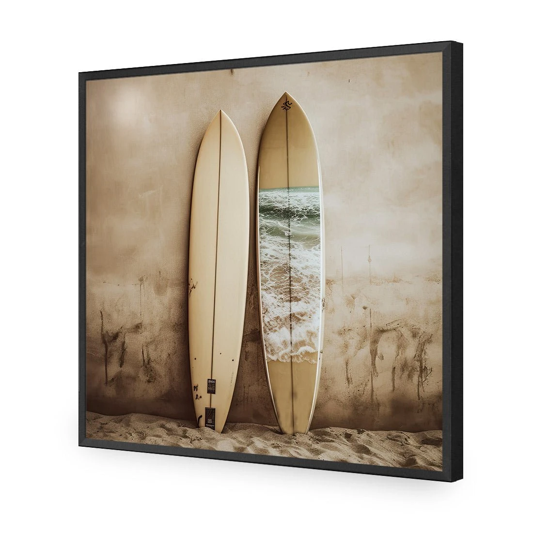 Gone Swimming Gone Swimming -WALL ART DESGIN SALE gone swimming acrylic glass no border black frame 37x37cm 399878