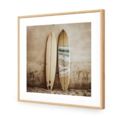 Gone Swimming 12 Gone Swimming -WALL ART DESGIN SALE gone swimming acrylic glass with border oak frame 37x37cm 252994